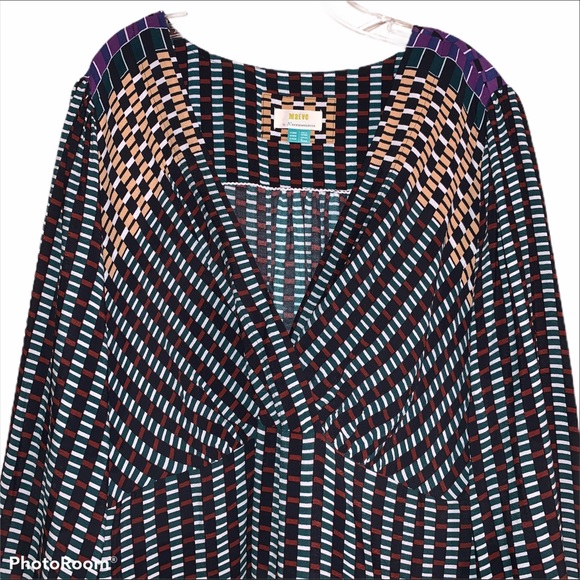 ❌SOLD❌ Anthropologie 20W Gianna Tunic Dress Plus - Picture 6 of 11